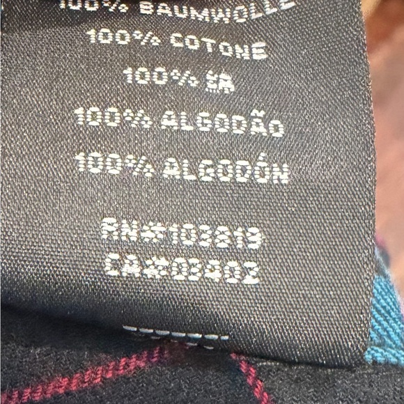 Harley Davidson Motorcycles Embroidered Logo Snap Button Back Flannel Sz M - Picture 14 of 14